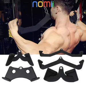 Grip Cable Attachment / Lat Pulldown Row Bar D Handle Pull Down Set Power
