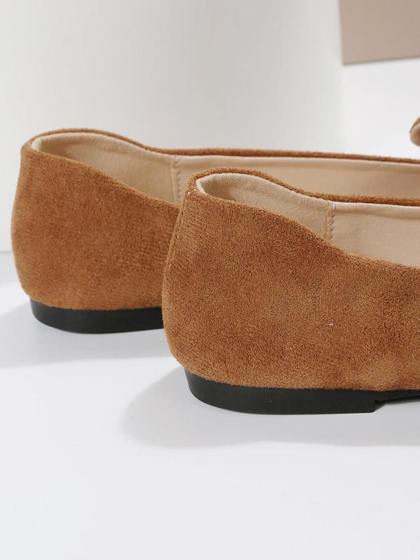 Women's Elegant Bow Decorated Slip on Flats, 1 Pair Fashionable Pointed Toe Flat Shoes for Daily Wear, Breathable Comfortable Shoes for Daily Wear, Perfect for Women and Outdoor 3