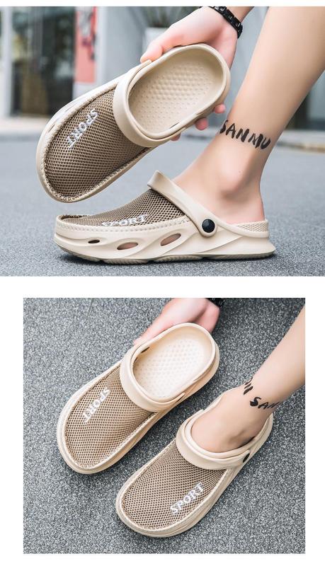 Product Introduction of Men's Anti Slip Thick Soled Sports and Leisure Beach Sandals for Outdoor Wear with Slippers Male Summer Sandals Comfortable 15