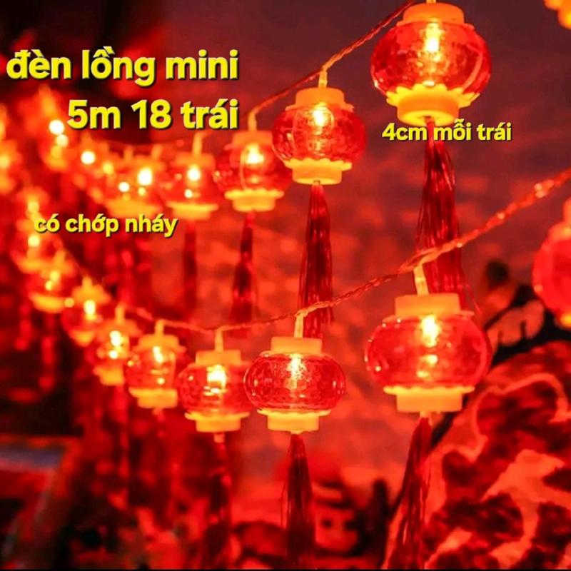 Lồng đèn nhỏ trang trí tết . lồng đèn trang trí cây mai ,cây đào ,Đồ trang trí