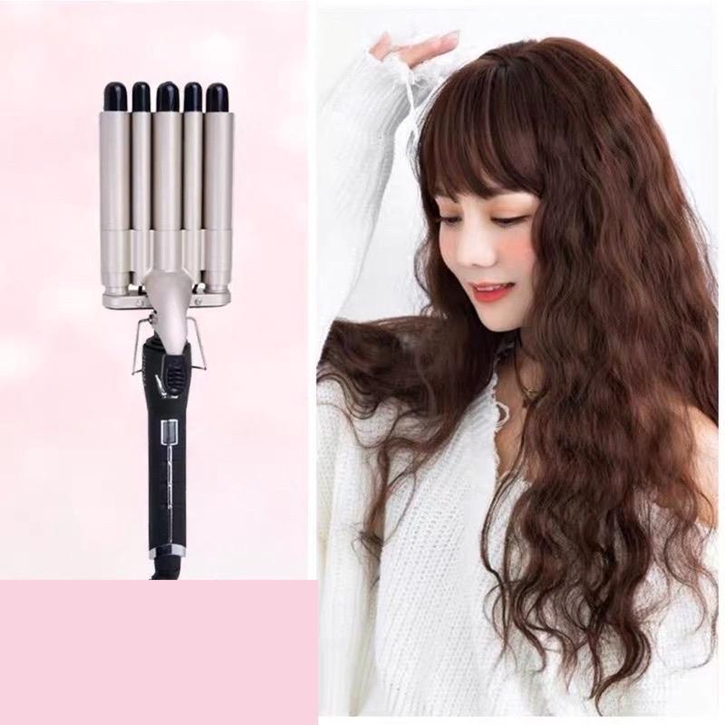 Máy Làm Tóc Xoăn Sóng Biển 5 Trục Junma F-16 Cao Cấp Có màn hình LCD