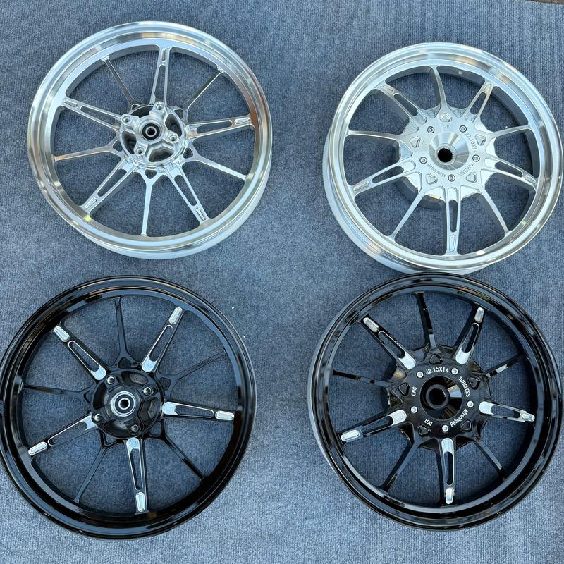 Mâm ATr 10 cây cnc vario click ab chính hãng - 1x85 2x15 - phụ tùng bánh xe