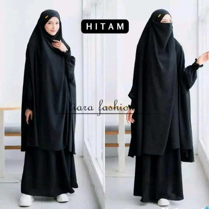 one set french khimar tangan cadar inara 0