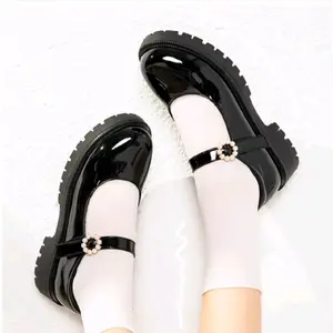 Sepatu Docmart Hitam Sekolah Remaja Perempuan Hak Datar Import Premium Gesper 09 Terbaru Fashion Korea Flatshoes Natasa Oxford Wanita Viral Kekinian Kerja Shoes Flat Cewek Flat Cewek Kasual