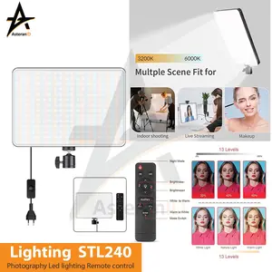 STL 240 Streamer Gaming Lighting LED Continuous Portable +Remote
