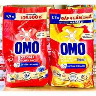 Bột giặt omo túi to 5,1kg , 5,5kg LÀM SẠCH 0