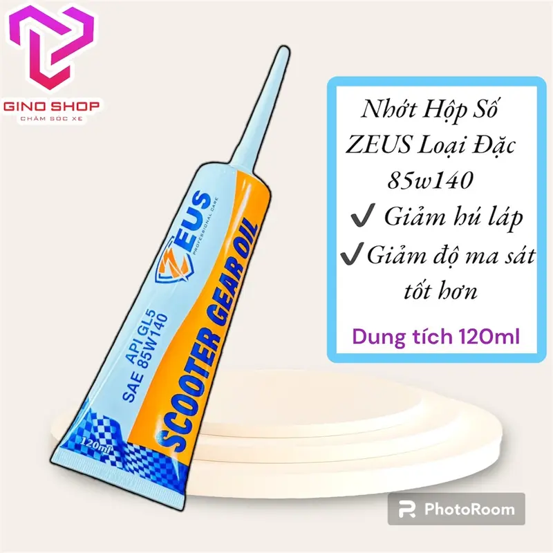 [Combo 2 tuýt ] Nhớt Hộp Số Zeus Loại Đặc 85w140 giảm hú láp tuýp 120ml 1
