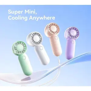 DREXID - Pocket Fan Handheld Kipas Angin Super Mini 3 Speed With Strap