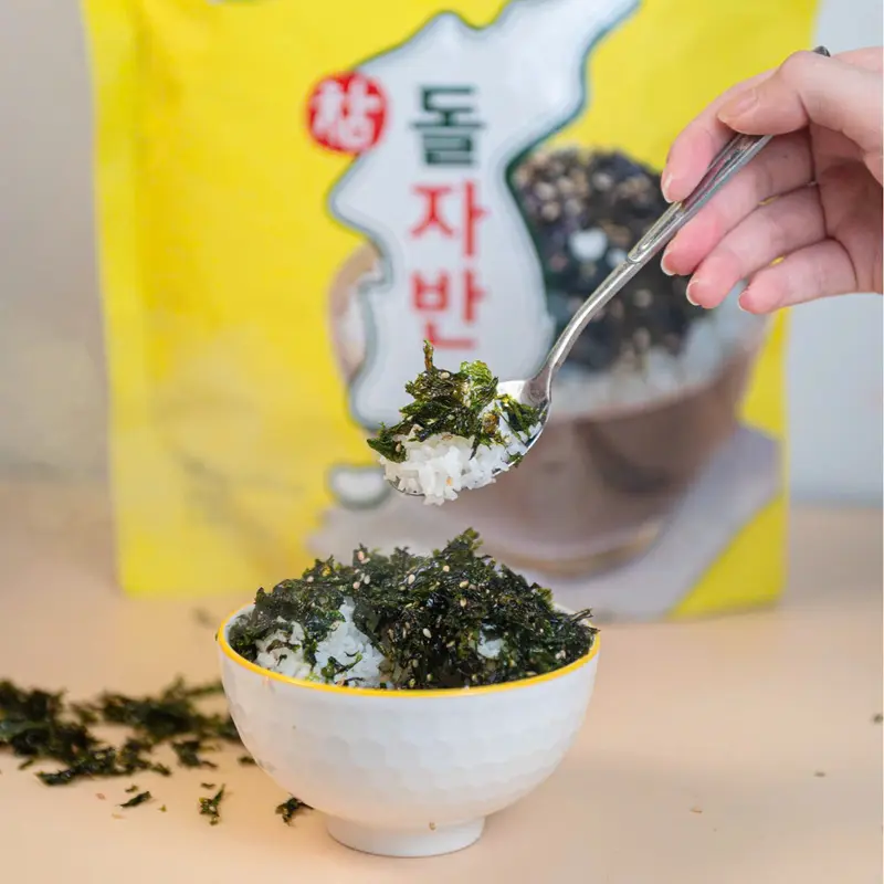 Rong Canxi nhà Miho - Rong biển Sung Gyung Hàn Quốc, Rong biển vụn Rắc Cơm, Bổ sung Dinh dưỡng Cần thiết cho Bé 4
