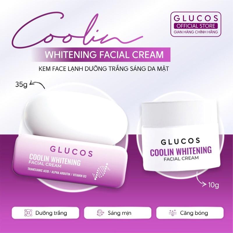 KEM FACE LẠNH ARBUTIN - KEM DƯỠNG TRẮNG DA MẶT TONE UP DƯỠNG ẨM CĂNG BÓNG DA COOLIN WHITENING FACIAL CREAM