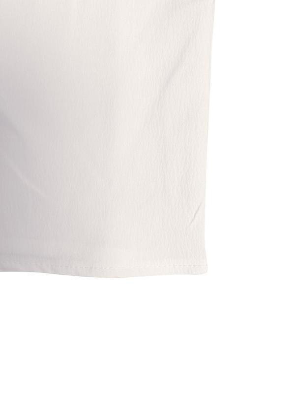 Women's Plain Ruffle Hem Skirt, Elegant Fashion Casual Long Skirt for Daily Outdoor Wear, Ladies Bottoms for All Seasons 6