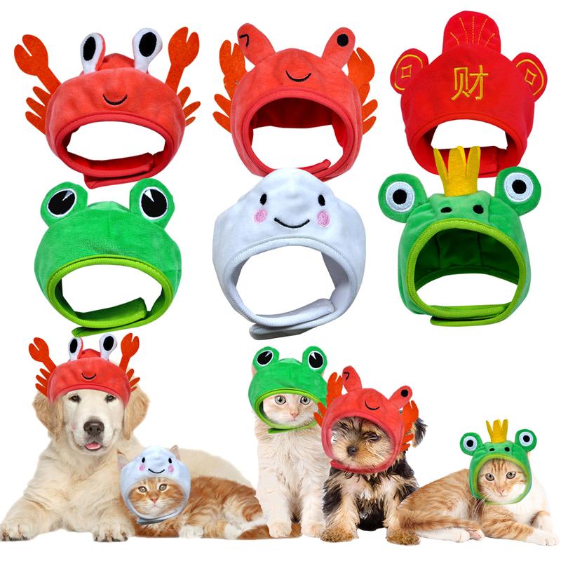 Topi Lucu untuk Kucing, Topi Haiwan Peliharaan Ketam dan Katak - TikTok ...