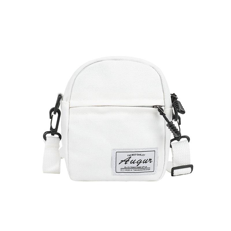 Product Introduction of Women's Mini Canvas Messenger Bag Korean Japanese Cute Street Style Crossbody Tote Bag with Zipper Closure Adjustable Strap for Daily Commuting Shopping Lightweight Durable Design 5