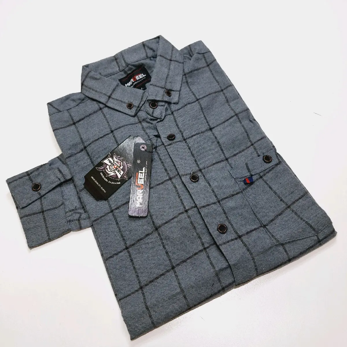 Kemeja Flanel Kotak Lengan Panjang Pria Wanita Katun Santai Slim-fitting Kombinasi Distro Formal Nyaman