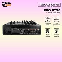 Gambar Recording Tech PRO RTX6 RT X6 USB Mixer with PAD Effect dari Tokosound Proaudio Kota Administrasi Jakarta Barat 3 Tokopedia