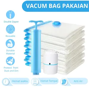 Plastik Vacuum Baju Vacum Bag Alat Vacum Baju Dan Plastik Nya Vacum Baju Pompa Organizer Bag Storage Bag
