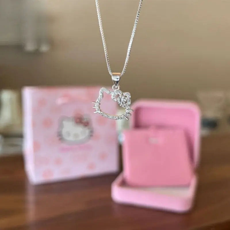 Vòng Cổ Hello Kitty, Sunborui, Mặt Dây Chuyền Dễ Thương Và Đáng Yêu, Dây Chuyền Thổi, Thích Hợp Làm Quà Sinh Nhật Cho Bạn Gái, Quà Tặng Đi Bộ Đường Dài, Bán Chạy Ở Việt Nam Trang Sức Chain 2