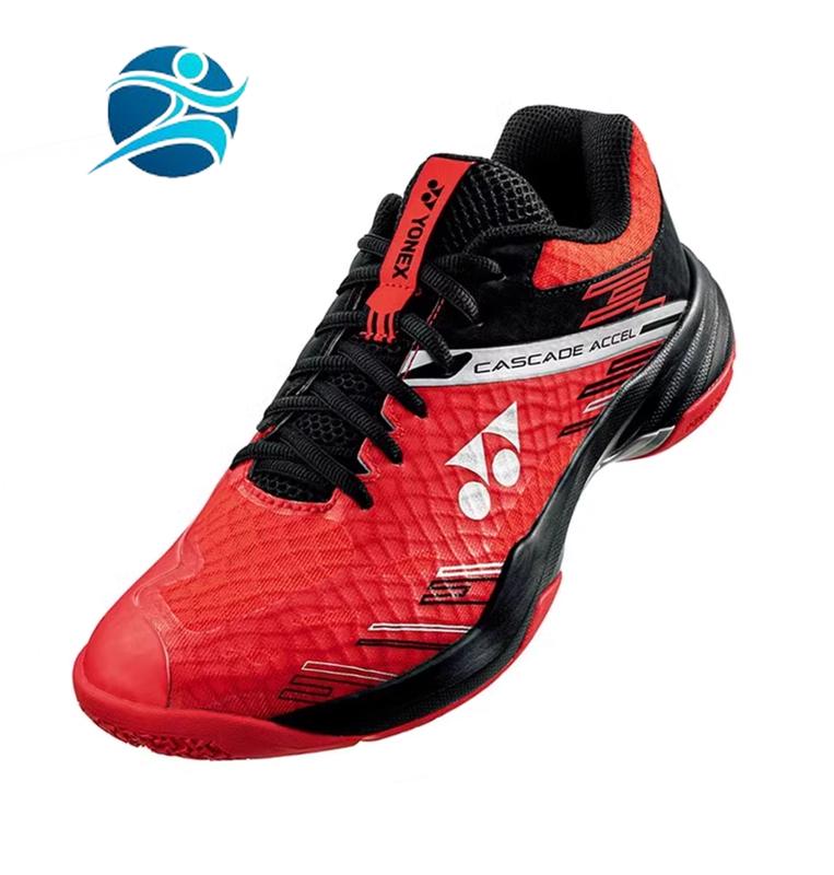 giày cầu lông yonex CA1EX mẫu mới màu đỏ đen phù hợp cho cả nam và nữ bảo hành 12 tháng êm chân thoáng khí bám sân tốt