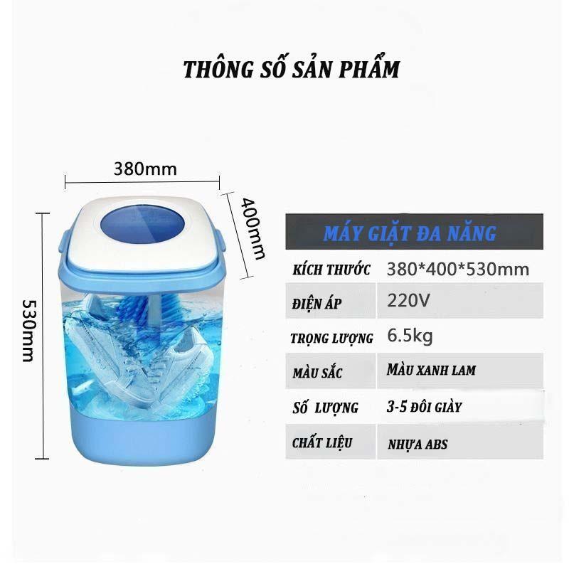 Máy giặt mini giặt quần áo - giặt giày cao cấp khử khuẩn bằng công nghệ Blue Ag - Máy giặt Yangzi XQB-35 Làm Sạch đô trắng - đồ lót - đồ cho bé bảo hành 12 tháng 3