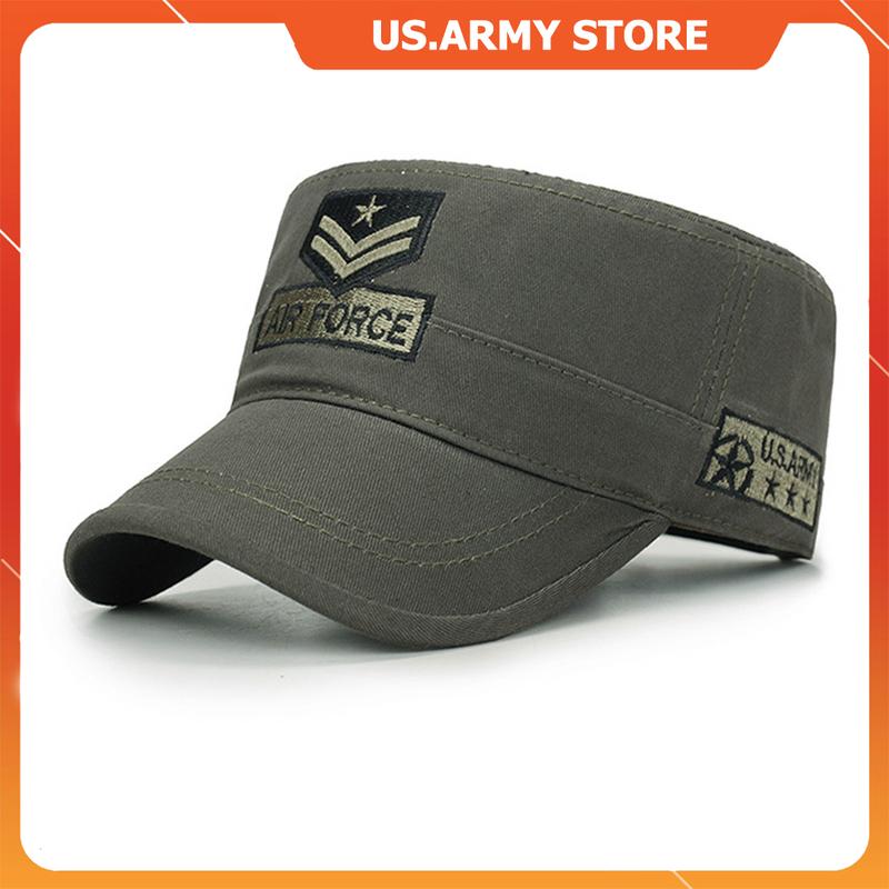 Mũ Lưỡi Trai Nam Cao Cấp US ARMY U789 Chóp Vuông, Nón Kết Nam Thiết Kế Đơn Giản, Màu Sắc Đa Dạng, Kiểu Dáng Năng Động Trẻ Trung