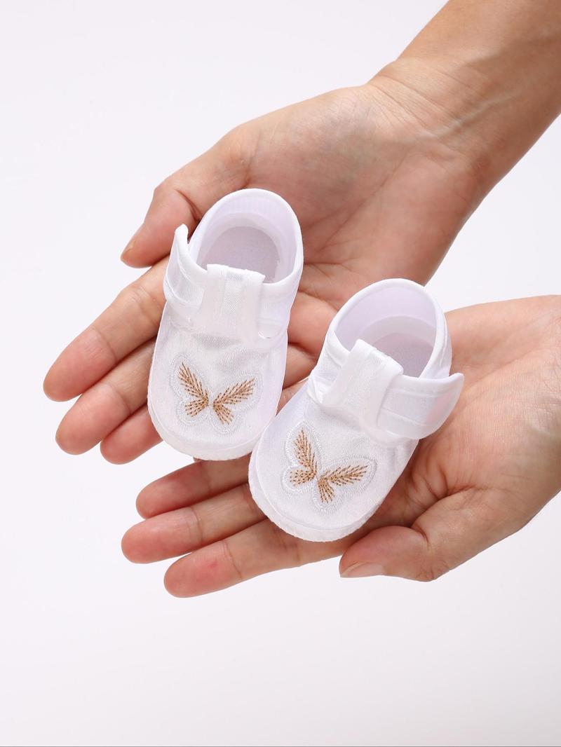 Product Introduction of Baby's Bow Decor Flower & Bowknot & Butterfly & Crown Design Flats, Cute Comfortable Lightweight Shoes, Newborn Infant Toddler Girls Shoes 2