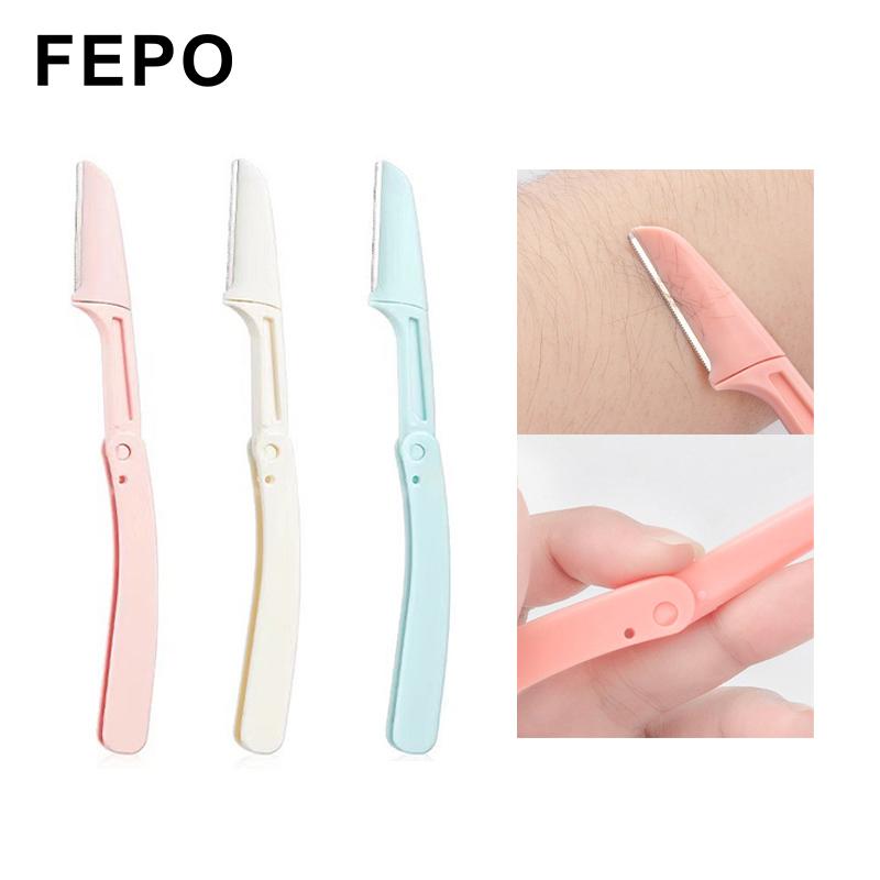 FEPO Set Hộp 3 dao cạo tỉa lông mày tạo nét chân mày