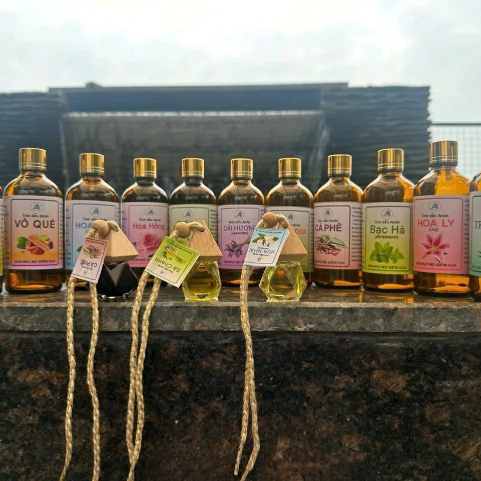 (Tặng lọ treo có 10ml) tinh dầu khi mua chai 50ml, 100ml hoặc (02 chai 30ml) tinh dầu thơm AnAn cùng loại