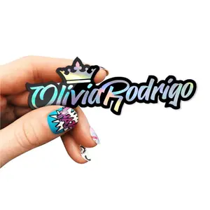 Stiker Request Nama Hologram Model Mahkota Queen & King VIRAL BANYAK DICARI