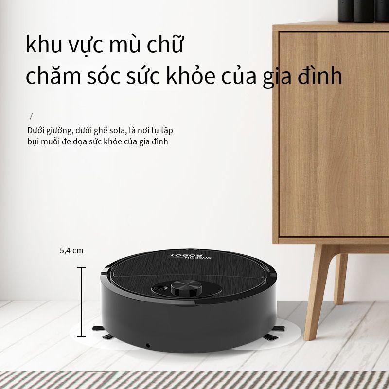 Vận Chuyển Trong Vòng 24 Giờ Robot Quét Nhà Thông Minh Sạc Hút Tất Cả Trong Một Máy Hút Bụi Mini Lazy Cho Quà Tặng 4