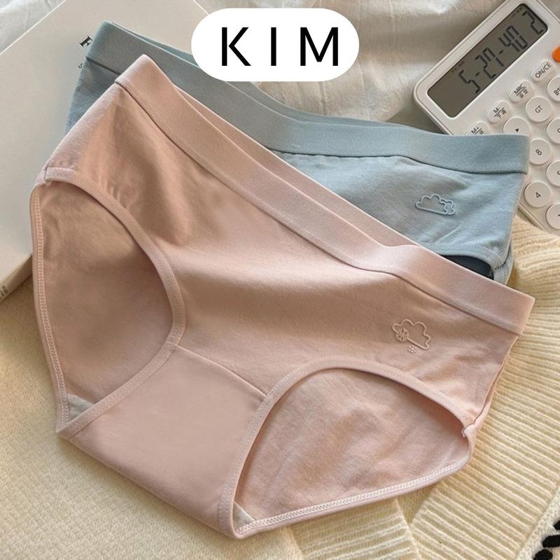  Set 5 Quần Lót Nữ Cotton Mềm Mại Thấm Hút Mồ Hôi Kháng Khuẩn 2 Lớp Co Giãn Mã 136 Women 