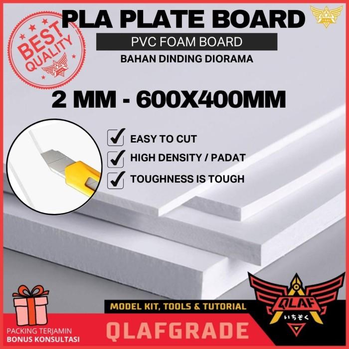 Gambar Pla Plate Board 2mm LARGE PVC FOAM 60x40 diorama dinding maket model dari Wahkhilaf Kota Surabaya Tokopedia