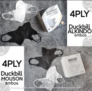 Masker Duckbill Alkindo 4 Ply Embos (50pc)