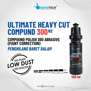 ULTIMATE HEAVY CUT COMPOUND POLISH 300 - nanoTECH PROTECTION - OBAT POLES PENGHILANG BARET DALAM Car
