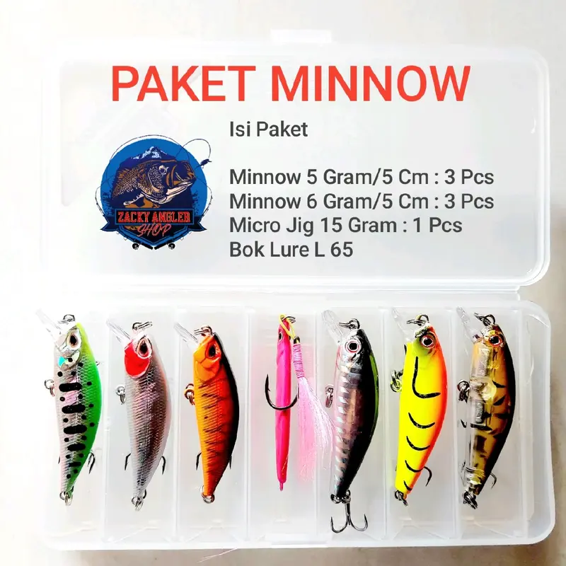 Paket Minnow Isi 7 Pcs 2