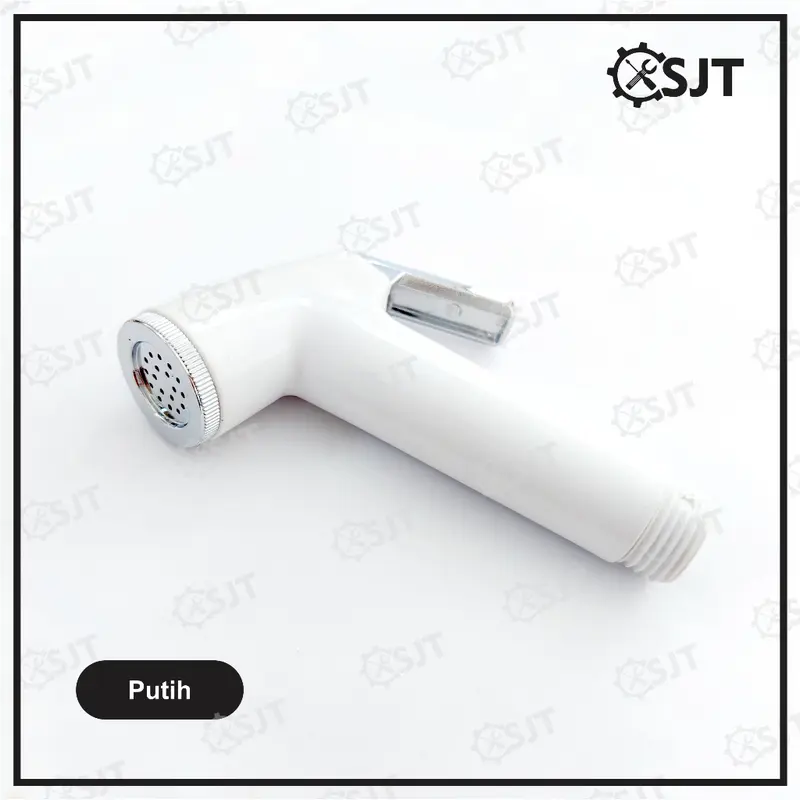 SJT - Kepala Jet Shower Spray Closet Washer Honxi Putih & Silver 1