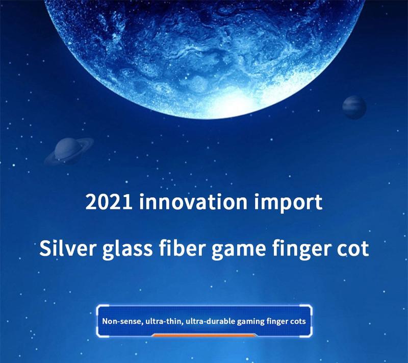 Product Introduction of Tay Áo Ngón Tay Thoáng Khí, 1 Cặp, Dành Cho Chơi Game Và Màn Hình Cảm Ứng, Bọc Ngón Tay, Sợi Màu Bạc, Dành Cho Trò Chơi Điện Thoại, Tương Thích Với PUBG, Tay Áo Ngón Tay Cái 34