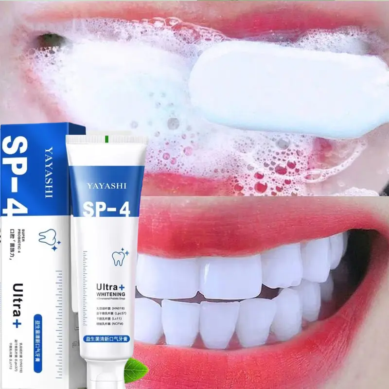 Kem Đánh Răng SP-4 Ultra+ Whitening 120g Tấm Thị Hỗ Trợ Giúp RăngTrắng Sáng, Khử Mùi, Thơm Mát kemđá n kem  tẩy Women Nữ Trắng Răng 0