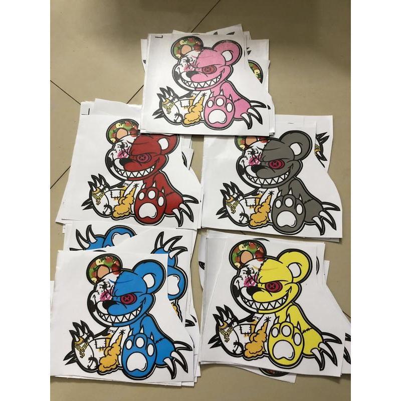  Tem Dán Gấu Quỷ Bạo dán Xe Điện xmen 133 