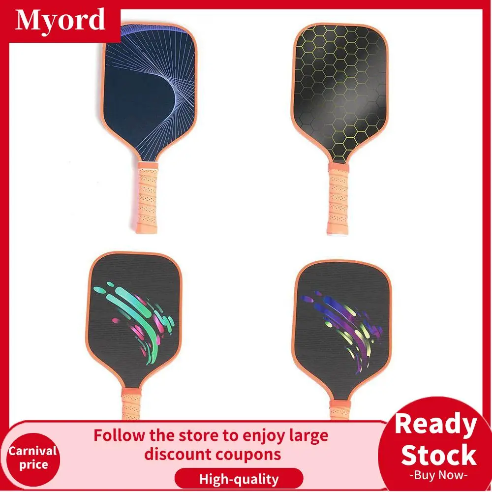 1pc Durable Shock-absorbing Pickleball Paddle with Non-slip Handle Lightweight Pickleball Bat Rebound Pickle Ball Rackets for Women Men