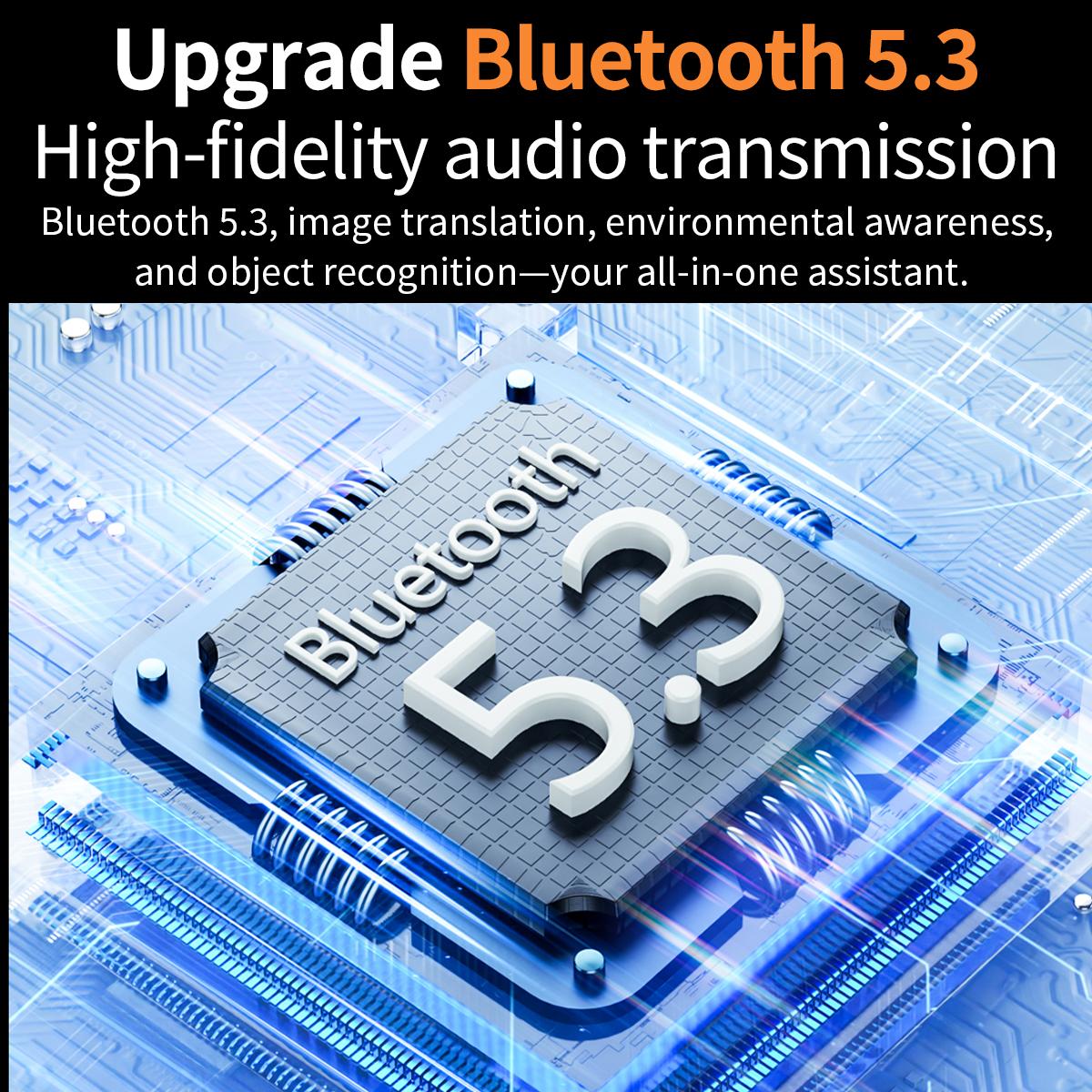 AI Smart Glasses V3 with 8MP Camera & ChatGPT. Features Bluetooth Call, Voice Wake-Up, Video Record & Music Play - Image 4