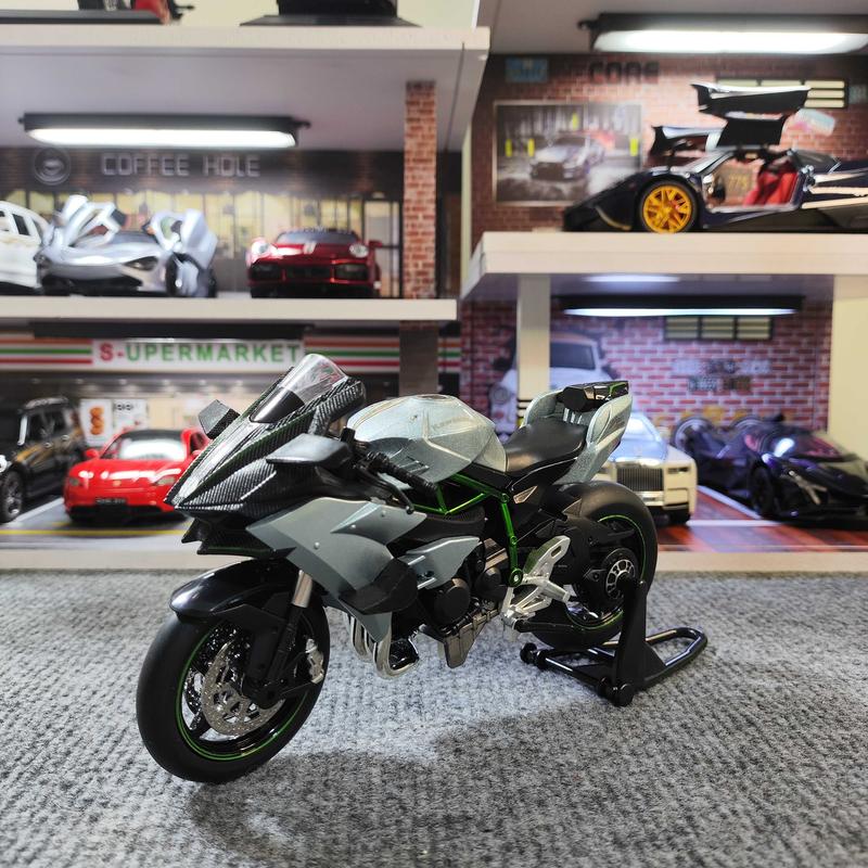 Mô hình xe kim loại Kawasaki Ninja H2R tỉ lệ 1:12 2