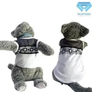 Baju Kucing Lucu Murah Motif Model Ramadhan Baju Koko Kombinasi Putih Cowo Cewe Jantan Betina Aksesoris Hewan Kecil