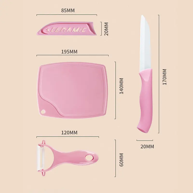 COMBO 3IN1 Spatula Silicon 5in1+Pisau Set Keramik 3 In 1 Talenan Set Knife Set Peeler Buah+Mangkuk serat jerami gandum 1set 4pcs 6