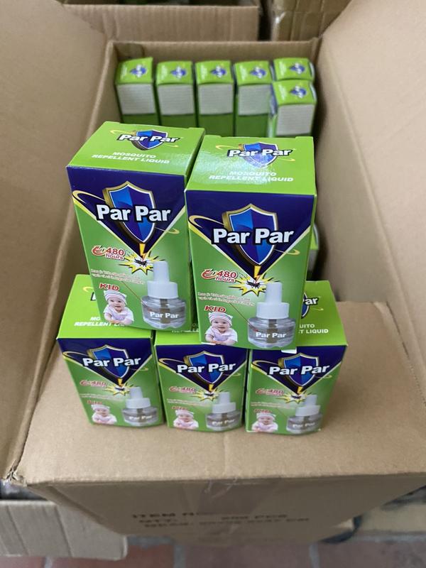 Combo 5 lọ tinh dầu đuổi muỗi parpar hiệu quả loại hộp xanh 480h-