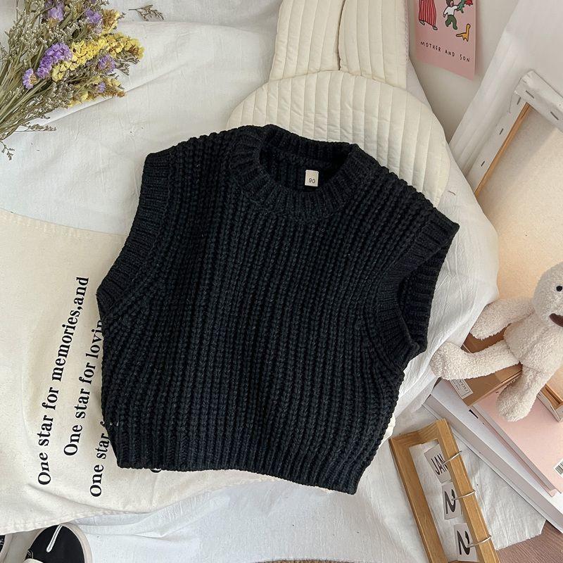Product Introduction of Áo Vest Trẻ Em, Phong Cách Hàn Quốc Nghệ Thuật Phong Cách Mori HK, Len, Phong Cách Phương Tây, Không Tay, Đồ Len, Vest Dệt Kim, Thích Hợp Cho Mùa Xuân Và Mùa Thu, Vest Dệt Kim, Cho Trẻ Em Trung Và Lớn 14