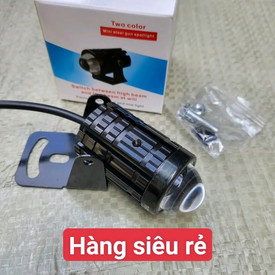Đèn trợ sáng mini 2 màu D3 ngon bổ rẻ