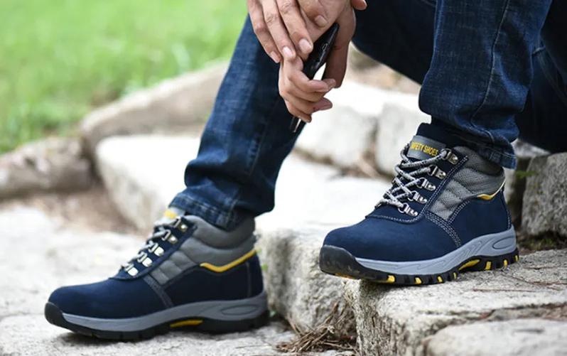 Product Introduction of Brand GenGeGo( 3 Days Delivered COD)Men's Safety Shoes Work Shoes Men's Work Boots Steel Toe Shoes Puncture Outdoor Construction Safety Sneakers Men Steel Toe Work Safety Boots 47