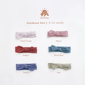 Mirtakids Headband Knit 0-1 Tahun | Katun Rib