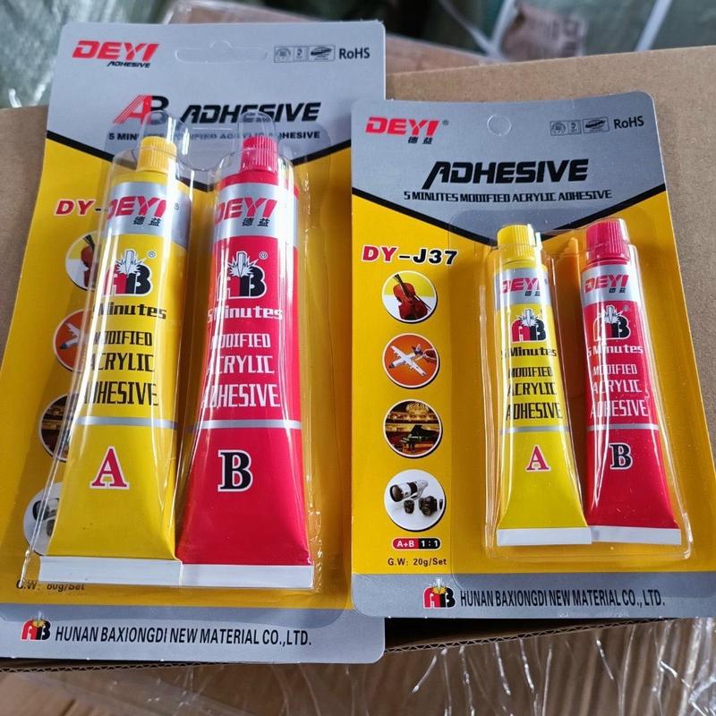 Keo dán AB 2 thành phần - Dán siêu chắc đa năng chịu nhiệt, chịu nước, vỉ 2 tuýp