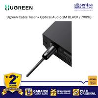 Gambar Ugreen 70890 Toslink Digital Audio Cable 1M Fiber Optic Black for TV Amplifier Soundbar Clear Sound dari Sentra Digital Kota Surabaya 2 Tokopedia